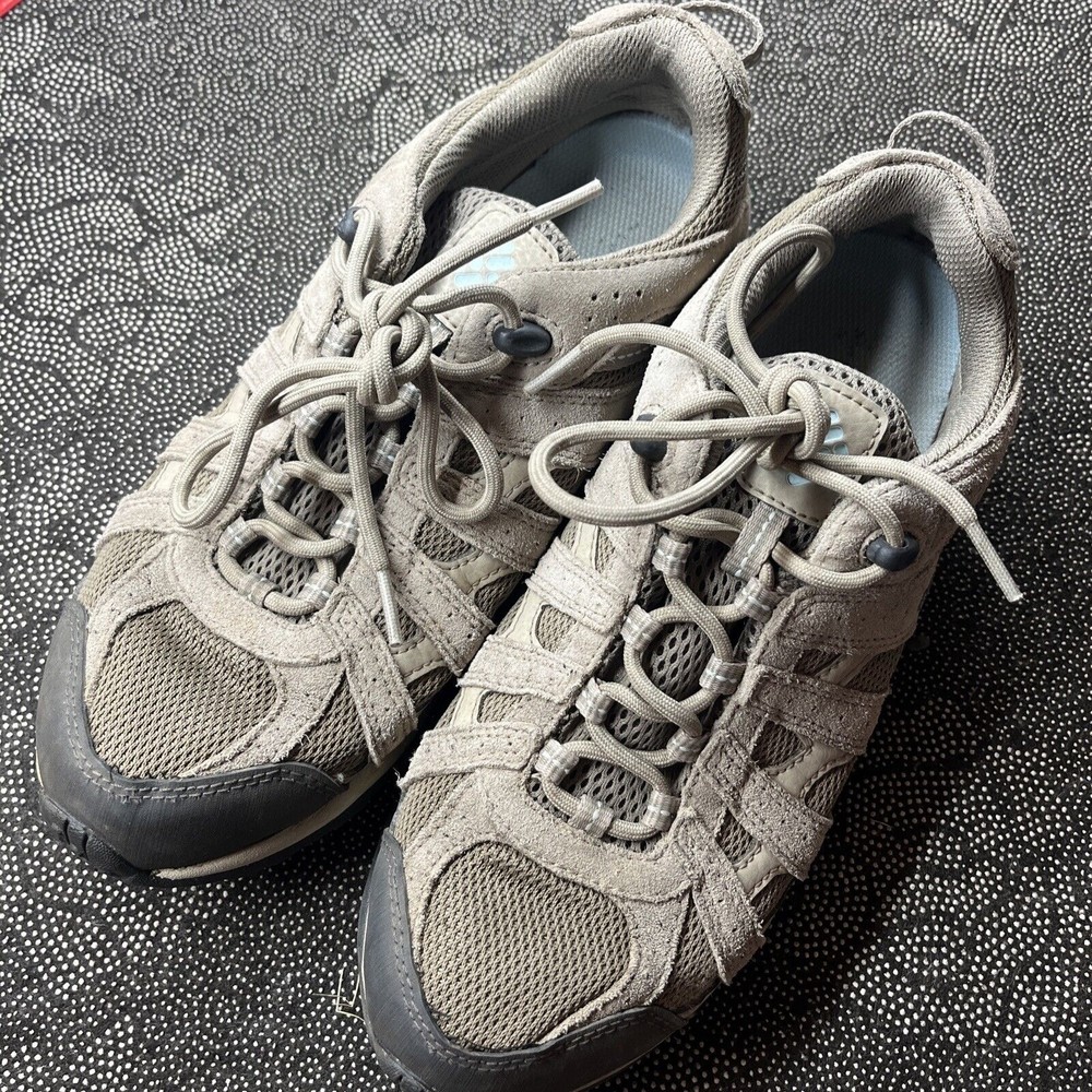 COLUMBIA REDMOND Women’s Size 9 TechLite Low Waterproof Hiking Shoes NEW Beige